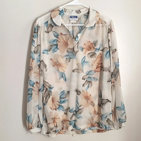 Vintage Ship N Shore Blouse - Picture 1 of 7